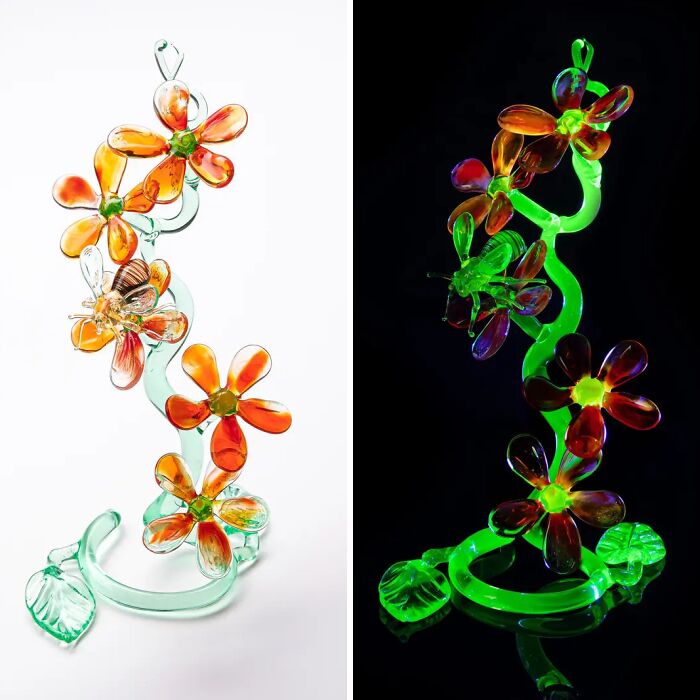 I Made A Spring Collection Of Glowing Glass Figurines