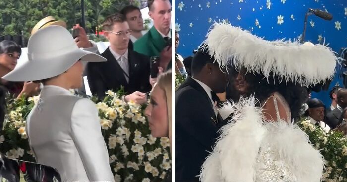 Zendaya Reacting To Diana Ross Upstaging Her On The Met Gala Red Carpet Stuns People