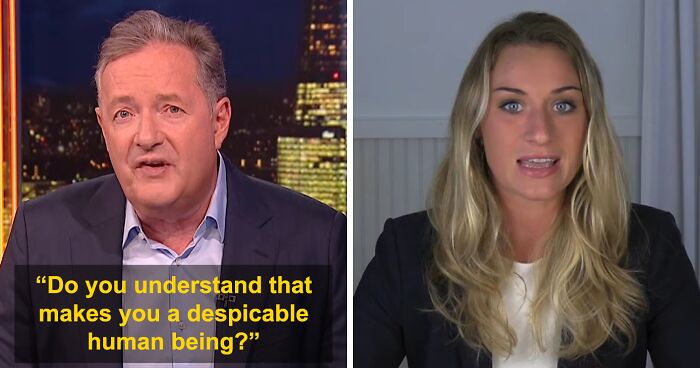 Trad-Wife Influencer Leaves Piers Morgan Stunned With Her Defense Of Racist White Mom
