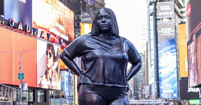 “Tear It Down!”: Statue Of Black Woman In NYC Times Square Ignites Debate