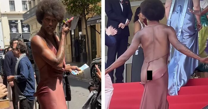 Brazilian Actor Flashes Bare Backside On Cannes Carpet, Defies New Dress Code In Viral Stunt