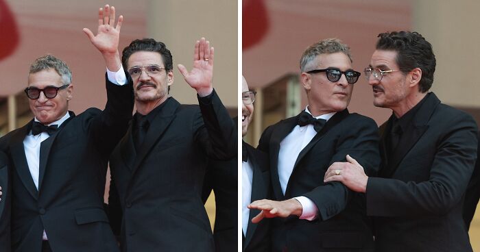 Lip Reader Decodes What Pedro Pascal Said To Joaquin Phoenix After His Unintentionally Offensive Hand Wave