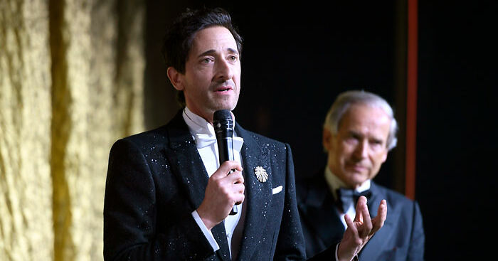 People Brutally Mock Adrien Brody After He Revealed His Own Art Piece At Cannes