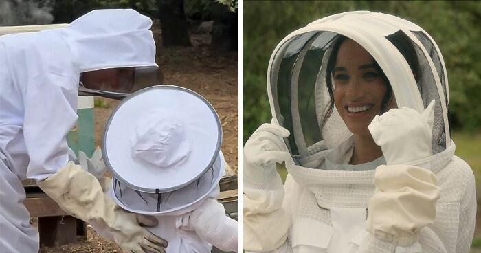 Meghan Markle Stuns Fans With Beekeeping Clip That Actually Shows 3-Year-Old Lilibet’s Face