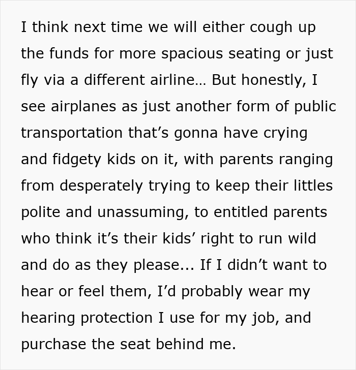 ALT text: Mom defends toddler mid-flight as angry passenger reacts to fidgeting child on an airplane. ALT text: Mom defends toddler mid-flight as angry passenger reacts to fidgeting child on an airplane.