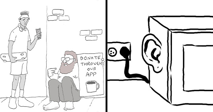 I Made These 16 Dark Humor Comics To Mess With Your Brain A Little