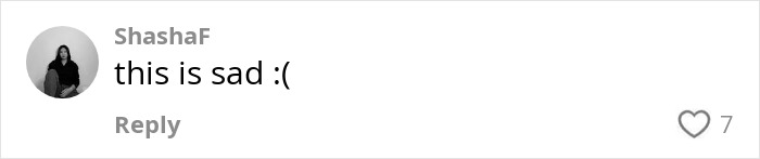 Screenshot of an online comment expressing sadness about companies using AI to conduct job interviews.