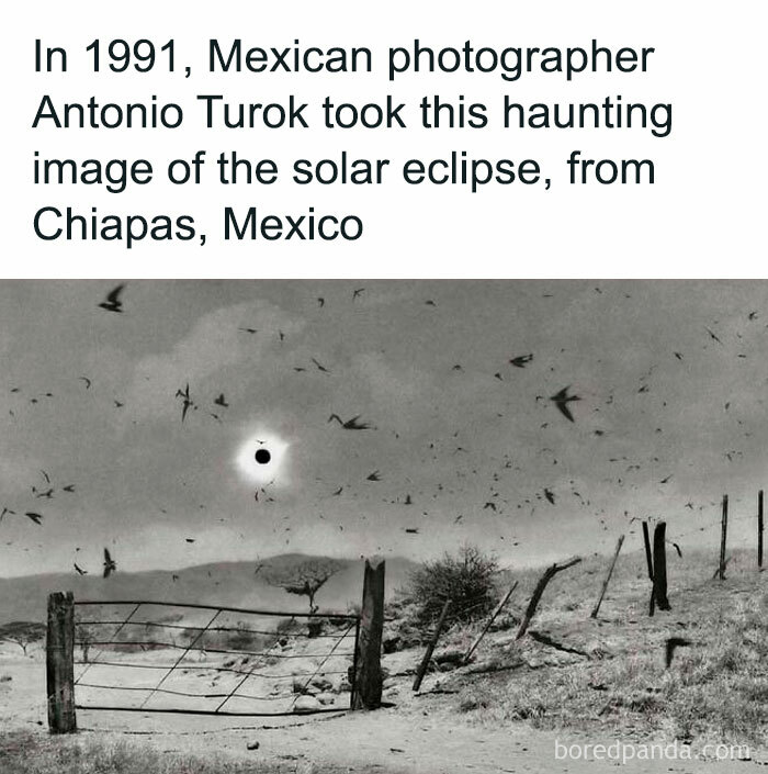 Solar eclipse over Chiapas, Mexico in 1991 captured by photographer, illustrating the inside of Big Ben concept creatively.