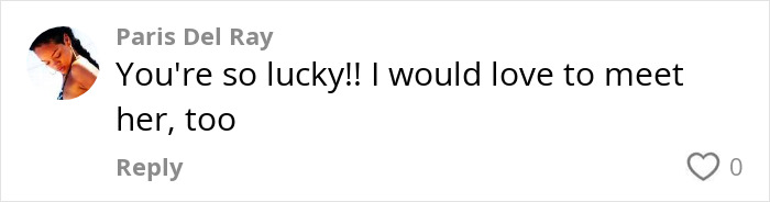 Comment praising Meghan Markle's note to a flight attendant, highlighting its viral impact and popularity online.