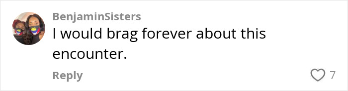 Social media comment about Meghan Markle&rsquo;s note to flight attendant going viral, expressing pride in the encounter.