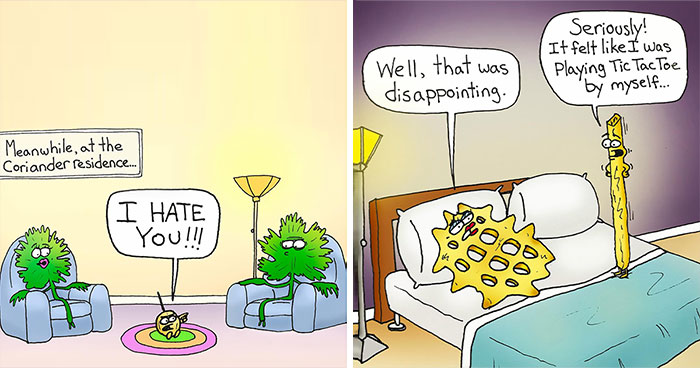 31 Playfully Inappropriate Comics That Bring Produce And Random Items To Life, By This Artist (New Pics)