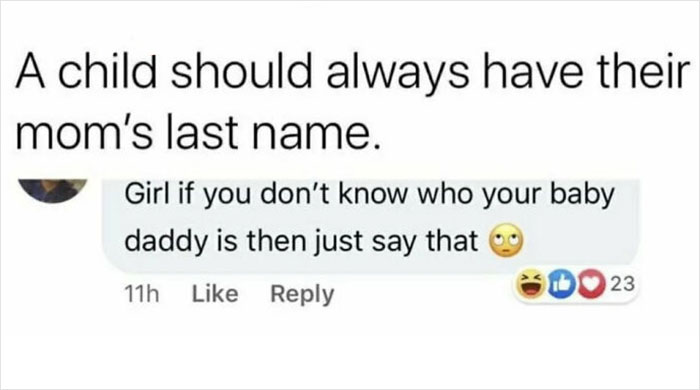 Screenshot of a woman being called out online for controversial parenting opinions, illustrating women being jerks online.