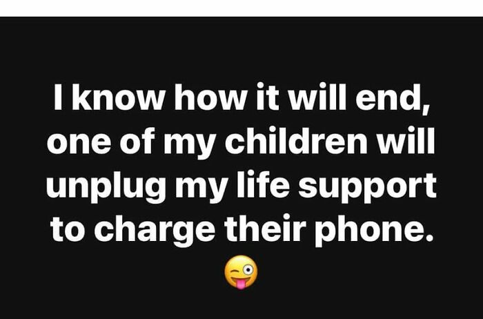 Text meme with a joke about children unplugging life support to charge their phone, related to vegan memes.