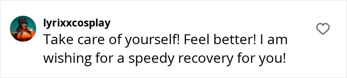 Fan comment expressing well wishes and speedy recovery for Harry Potter star who played Viktor Krum after emergency surgery.