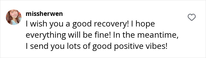 Comment from social media user wishing a good recovery to Harry Potter star who played Viktor Krum after emergency surgery.