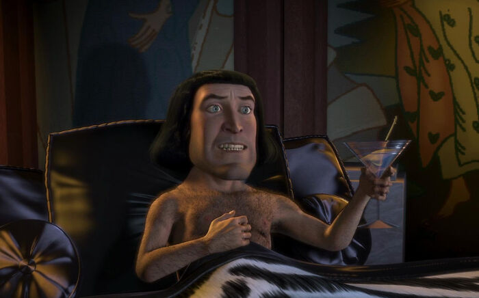 Animated character with black hair holding a cocktail glass, illustrating unconventional crushes people actually have.