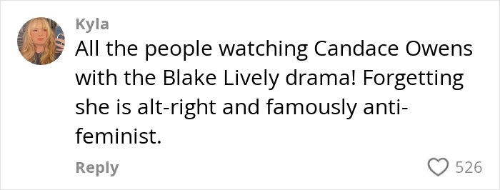 Screenshot of a social media comment discussing alt-right views and their impact on women, highlighting dangerous rabbit holes.