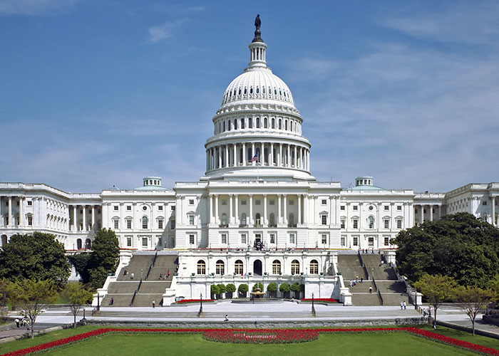 United States Capitol building under clear sky, a historic site often researched for things that happened in the past.