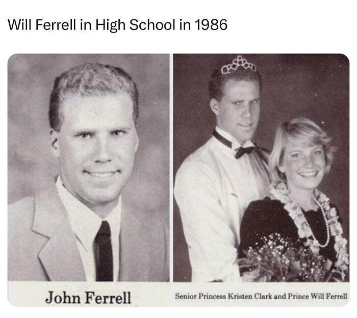 Black and white high school portraits from 1986 capturing monumental life moments frozen in time.