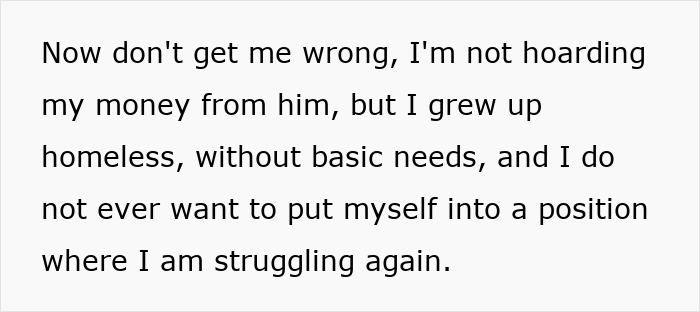 Text excerpt showing a woman seeking advice on talking sense into husband about an irresponsible manly purchase.