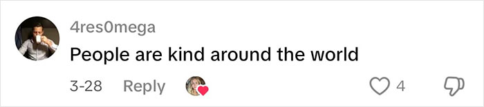 Social media comment praising kindness goes viral after Japanese waitress helps traveling mom and dad.