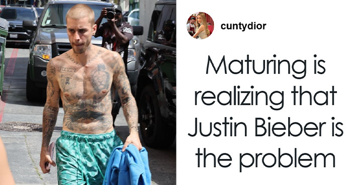 Justin Bieber Roams LA Shirtless As People Comment On His “Downfall” After Hailey Drama