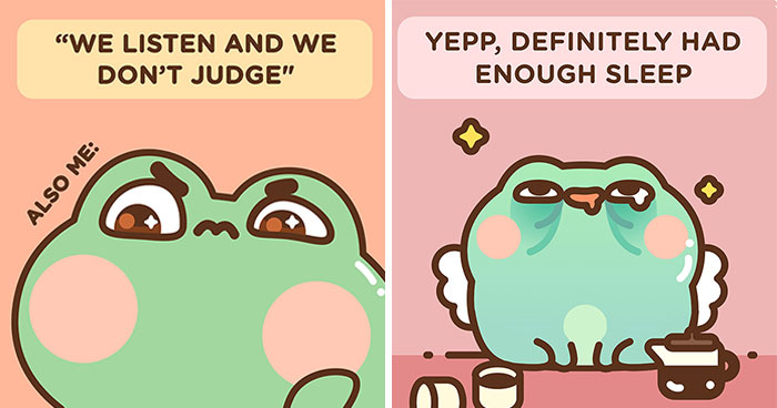 From Adorable To Relatable: 31 Illustrations Of Food Puns And Cute Frogs By Viviane Valenta