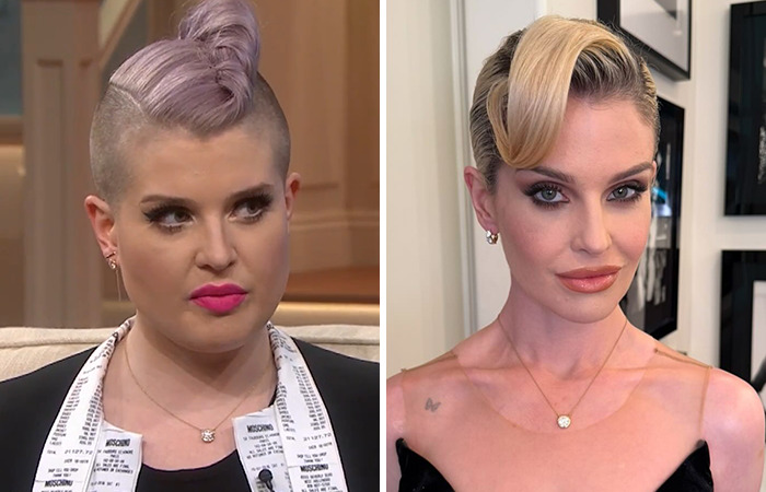 Kelly Osbourne&rsquo;s stunning transformation shown in side-by-side photos ignites Ozempic and plastic surgery rumors.
