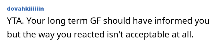 Comment discussing a relationship issue, emphasizing unacceptable reactions after a work trip return to home chaos. Comment discussing a relationship issue, emphasizing unacceptable reactions after a work trip return to home chaos.
