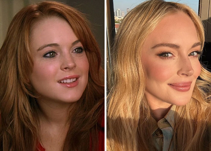 Lindsay Lohan stuns with a fresh look and missing freckles in a new bright sunlit photo.