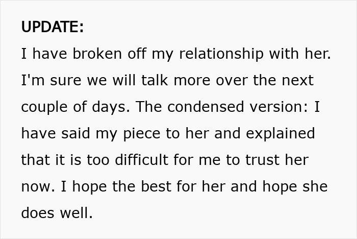 Text message revealing a guy ends relationship after girlfriend fakes pregnancy to test his love and trust issues arise. Text message revealing a guy ends relationship after girlfriend fakes pregnancy to test his love and trust issues arise.