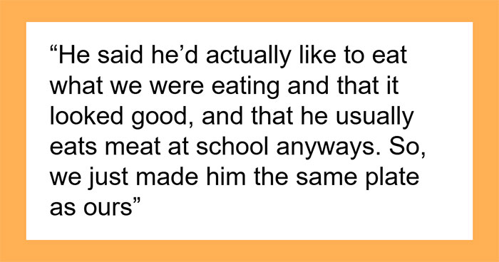 13YO “Vegan” Eats Meatloaf At Friend’s Home, His Parents Go Livid Once Finding Out About It