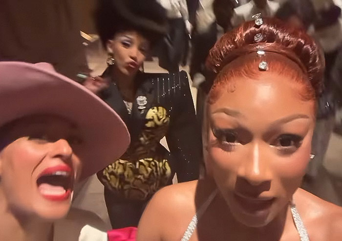 Celebs at Met Gala breaking strict no phones rule while revealing behind-the-scenes moments inside the event.