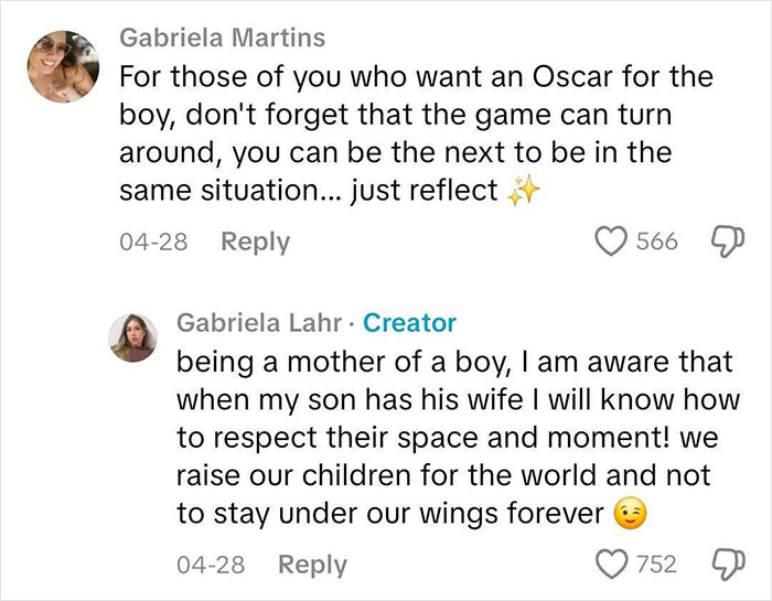 Comments discussing respect and space during a baby gender reveal celebration sparking heated debate online.