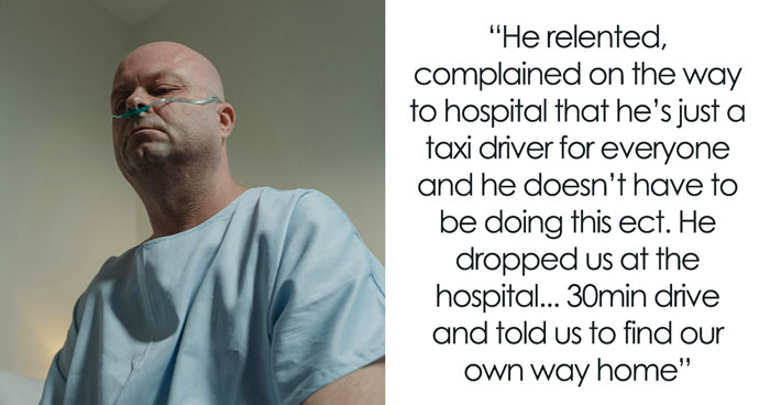 Mom Horrified After Her Kid Asks Partner For A Ride To Say Goodbye To Dying Dad And He Complains