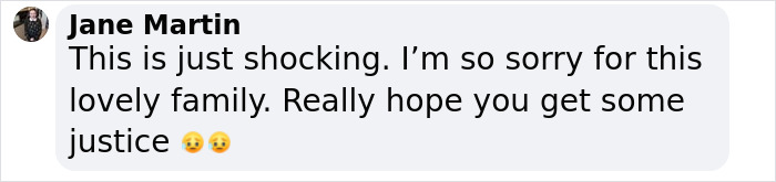 Comment expressing shock and sympathy for the family after mom mysteriously passes away on Turkey vacation.