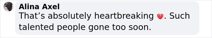 Comment expressing heartbreak over the loss of a famous drummer in a San Diego plane crash.