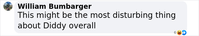 Comment on social media about disturbing details of Diddy's eating habits revealed by former staff. Comment on social media about disturbing details of Diddy's eating habits revealed by former staff.