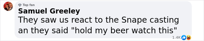 Comment about new cast for Harry, Hermione, and Ron in upcoming Harry Potter series sparking strong reactions online.