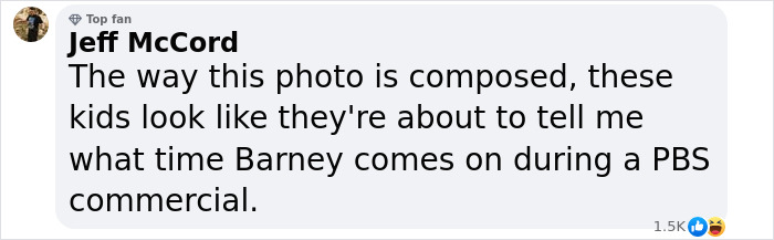 Screenshot of a social media comment reacting to the new cast for Harry, Hermione, and Ron in the upcoming Harry Potter series.