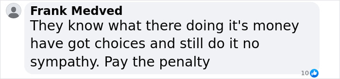 Comment from Frank Medved discussing money choices and paying penalty, related to teen missing in Thailand and alleged smuggling.