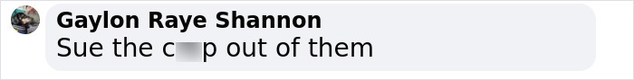 Comment on social media post by Gaylon Raye Shannon expressing anger and urging legal action after ICE agents raid wrong home and take life savings.
