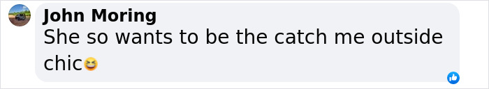 Comment on social media post with text expressing a humorous reaction to Alabama Barker’s racy bikini photoshoot and weight-loss medication. Comment on social media post with text expressing a humorous reaction to Alabama Barker’s racy bikini photoshoot and weight-loss medication.