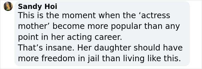 Comment by Sandy Hoi criticizing a monster mom forcing her 4-year-old to eat, sleep, and use the bathroom in the car. Comment by Sandy Hoi criticizing a monster mom forcing her 4-year-old to eat, sleep, and use the bathroom in the car.