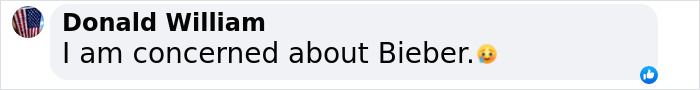 Comment on social media expressing concern about Bieber following recent events. Comment on social media expressing concern about Bieber following recent events.