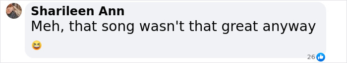 Screenshot of a social media comment responding to Meghan Trainor's makeover after weight loss and plastic surgery.