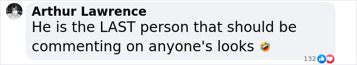 Screenshot of a social media comment reacting to Trump claims about Taylor Swift no longer being hot.