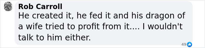 Comment by Rob Carroll expressing refusal to speak, related to Prince Harry and King Charles&rsquo; strained communication.