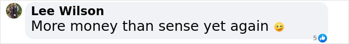 Comment on social media by Lee Wilson expressing skepticism about spending, related to OceanGate CEO’s wife’s chilling reaction at implosion moment. Comment on social media by Lee Wilson expressing skepticism about spending, related to OceanGate CEO’s wife’s chilling reaction at implosion moment.