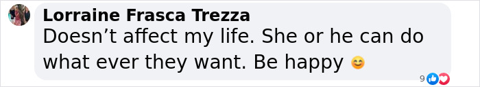 Screenshot of social media comment discussing Lorde's new topless video and gender controversy with supportive message and smiling emoji.